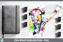GorgeousWatercolor Splatter Pen Wrap design.