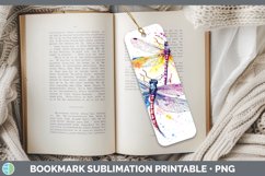 GorgeousWatercolor Splatter Bookmark design.