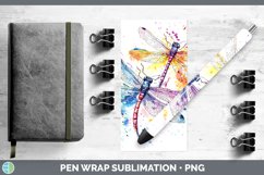 GorgeousWatercolor Splatter Pen Wrap design.