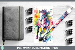 GorgeousWatercolor Splatter Pen Wrap design.