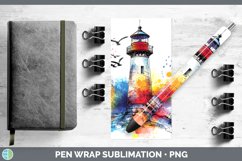 GorgeousWatercolor Splatter Pen Wrap design.