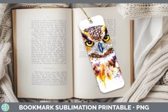 GorgeousWatercolor Splatter Bookmark design.