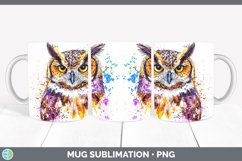 GorgeousWatercolor Splatter Mug Wrap design.