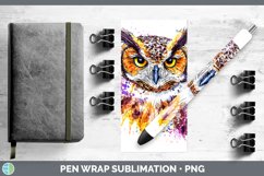 GorgeousWatercolor Splatter Pen Wrap design.
