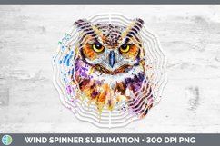 GorgeousWatercolor Splatter Wind Spinner design.