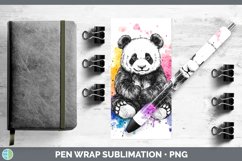 GorgeousWatercolor Splatter Pen Wrap design.