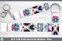 GorgeousWatercolor Splatter Key Fob design.