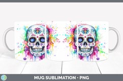 GorgeousWatercolor Splatter Mug Wrap design.