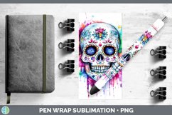 GorgeousWatercolor Splatter Pen Wrap design.