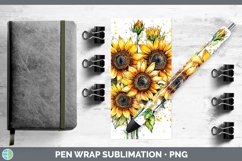 GorgeousWatercolor Splatter Pen Wrap design.