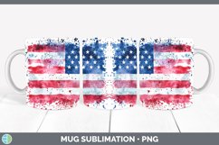 GorgeousWatercolor Splatter Mug Wrap design.