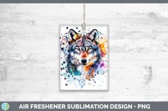 GorgeousWatercolor Splatter Air Freshener design.