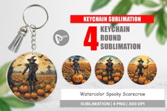 Keychain Watercolor Scarecrow Product Image 1