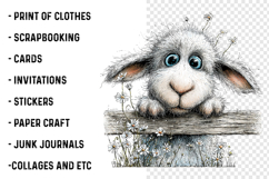 Watercolor Spring Animal Clipart Product Image 2
