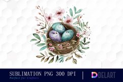 Spring Bird Nest Graphics Clipart Product Image 1