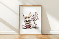 Watercolor Spring Bunny Clipart Product Image 3