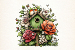 Watercolor Spring Clipart Sublimation Product Image 2