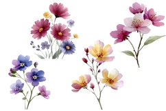 Watercolor Spring Clipart Product Image 3