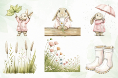 Watercolor Spring Clipart Sublimation Product Image 6