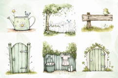 Watercolor Spring Clipart Sublimation Product Image 4