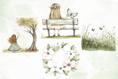 Watercolor Spring Clipart Sublimation Product Image 2