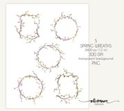 Watercolor Spring Clipart Easter Clip Art Spring Branches Product Image 2