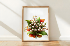 Watercolor Spring Floral Clipart Product Image 3