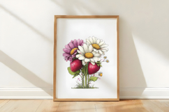 Watercolor Spring Floral Clipart Product Image 3