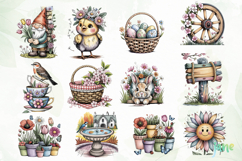 Watercolor Spring Florals Clipart Product Image 8