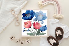 Watercolor Spring Florals Collection Clipart Product Image 3