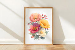 Watercolor Spring Flower Clipart Product Image 3