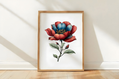 Watercolor Spring Flower Clipart Product Image 3