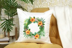 Watercolor Spring Flower Wreath Clipart Bundle Product Image 7
