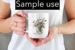 Spring bouquet - Flower bouquet - Flower Sublimation Product Image 2