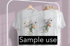 Spring bouquet - Flower bouquet - Flower Sublimation Product Image 3