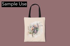Spring bouquet - Flower bouquet - Flower Sublimation Product Image 4
