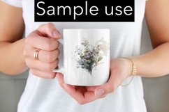 Spring bouquet - Flower bouquet - Flower Sublimation Product Image 2