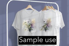 Spring bouquet - Flower bouquet - Flower Sublimation Product Image 3