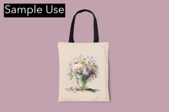 Spring bouquet - Flower bouquet - Flower Sublimation Product Image 2