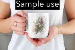 Spring bouquet - Flower bouquet - Flower Sublimation Product Image 2