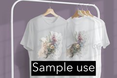 Spring bouquet - Flower bouquet - Flower Sublimation Product Image 3