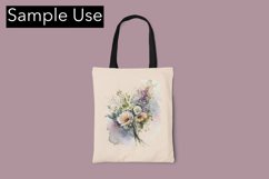 Spring bouquet - Flower bouquet - Flower Sublimation Product Image 4