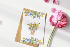 Watercolor Spring Flowers Bouquet Product Image 5