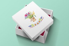 Watercolor Spring Flowers Bouquet Product Image 7