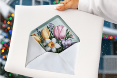 Watercolor spring flowers clipart - spring flowers Png Product Image 2