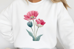 Watercolor Spring Flowers Clipart Product Image 2