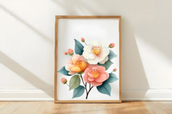 Watercolor Spring Flowers Clipart Product Image 3