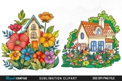 Watercolor Spring Garden Collection Clipart Product Image 1