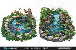 Watercolor Spring Garden Collection Art Clipart Product Image 1
