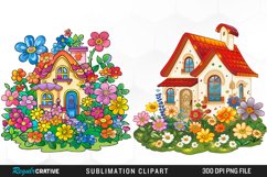 Watercolor Spring Garden Collection Clipart Product Image 1